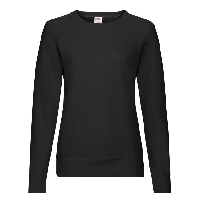 Fruit Of The Loom Ladies Lightweight Raglan Sweat