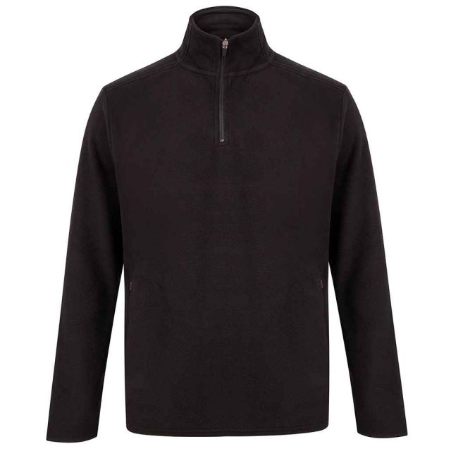 Henbury Zip Neck Micro Fleece