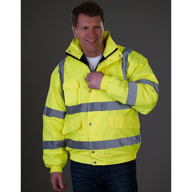 Yoko Hi Vis Classic Bomber Jacket