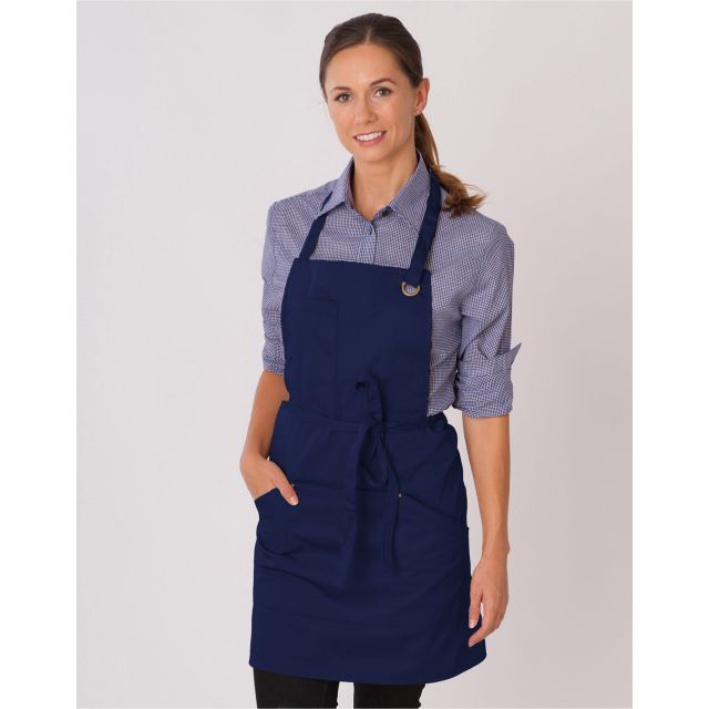Dennys Le Chef Apron with Metal Eyelets