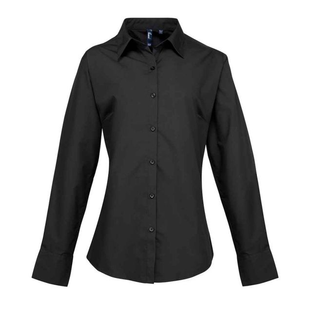 Premier Ladies Supreme Long Sleeve Poplin Shirt