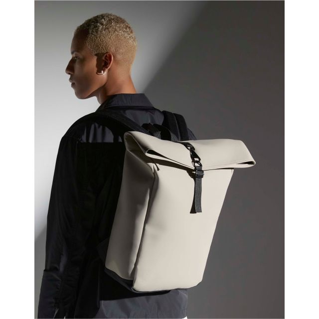 Bagbase Matte PU Roll-Top Backpack