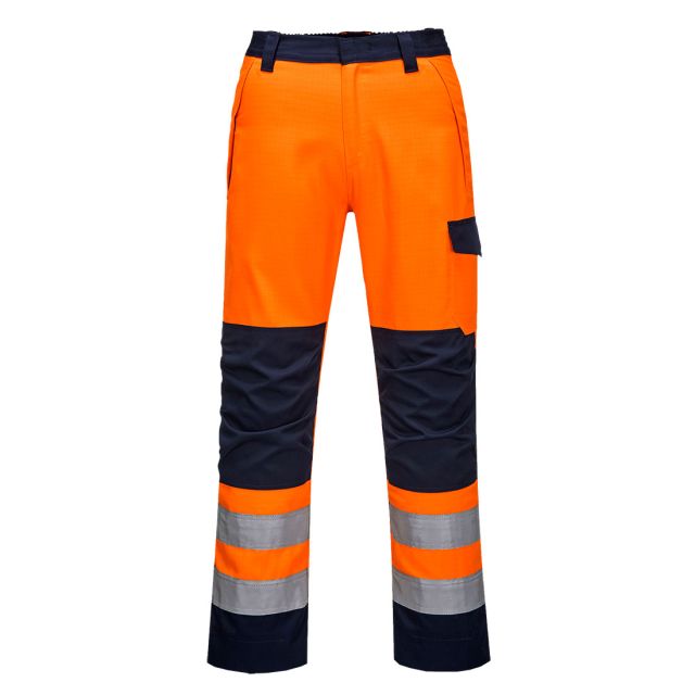 Portwest Modaflame Ris Orangenavy Trousers