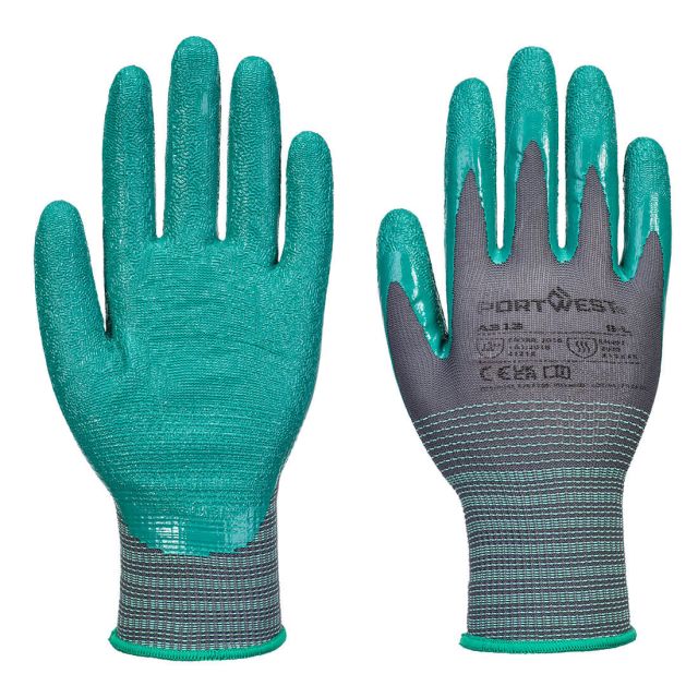 Portwest Grip 15 Nitrile Crinkle Glove PK12