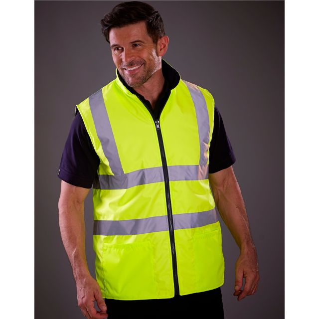 Yoko Hi Vis Reversible Fleece Vest