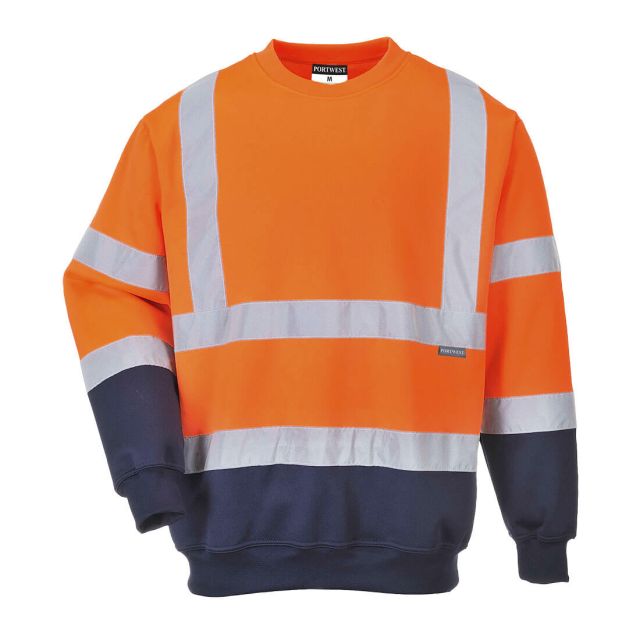 Portwest Hi Vis Contrast Sweatshirt