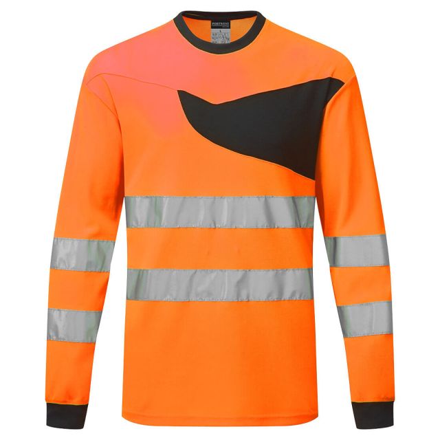 Portwest PW2 Hi Vis T Shirt LS