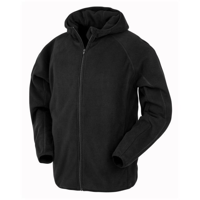 Result Genuine Recycled Recycled Unisex Hooded Microfleece Jacket