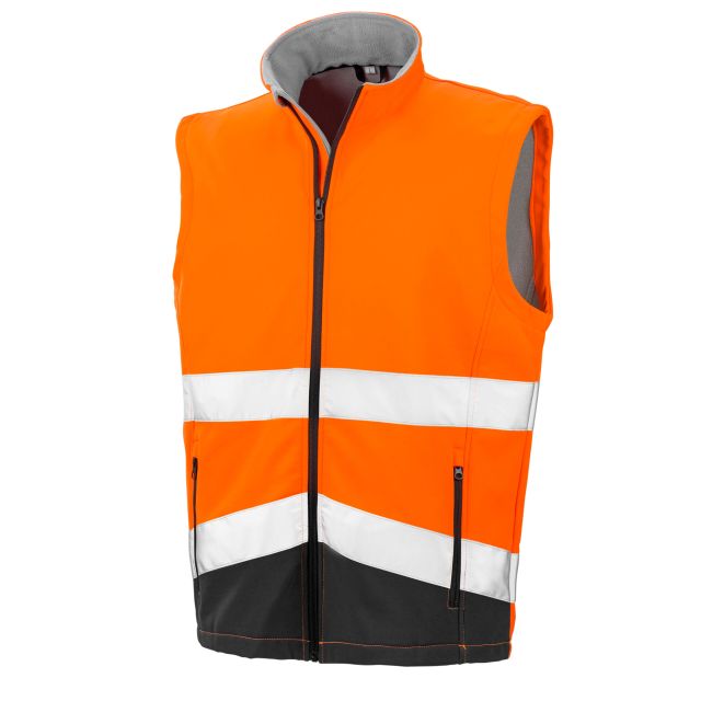 Result Safe-Guard Printable Safety Softshell Gilet