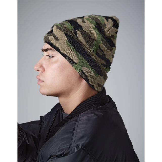 Beechfield  Camo Cuffed Beanie