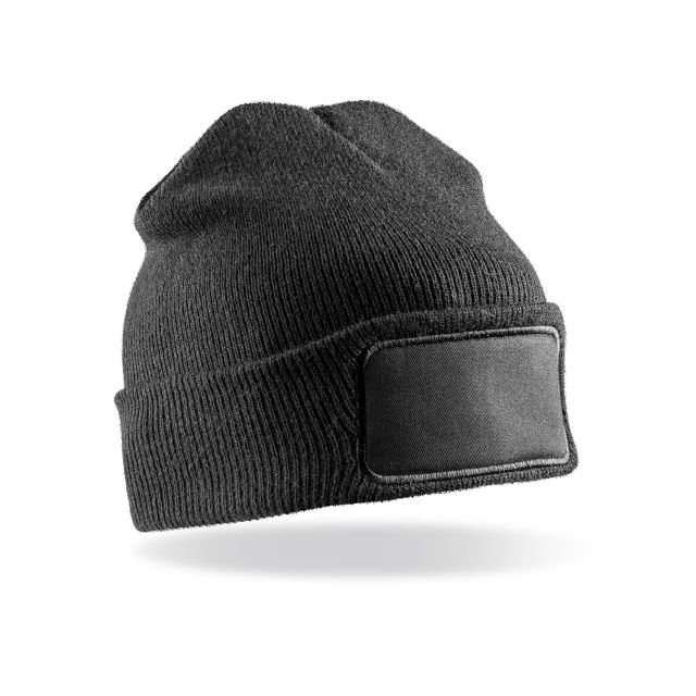 Result Winter Essentials Double Knit Printers Beanie