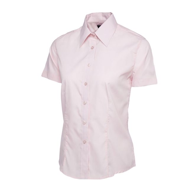 Uneek Ladies Poplin Half Sleeve Shirt