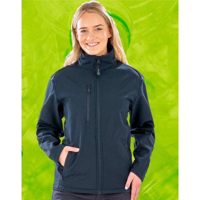 Result Genuine Recycled Womens Recycled 3-Layer Printable Softshell Jacket