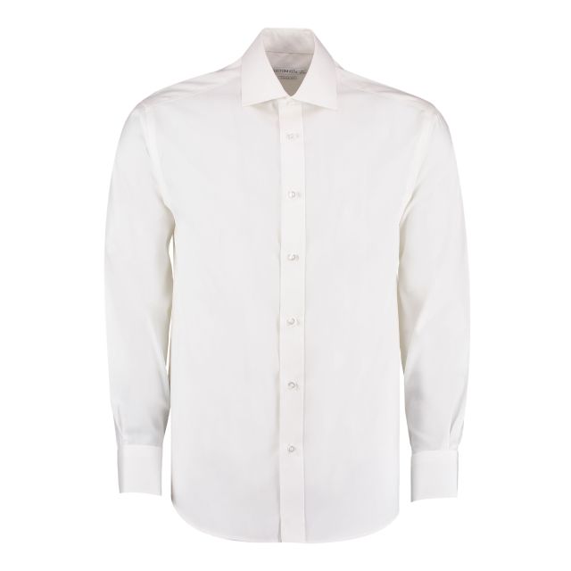 Kustom Kit Classic Fit Long Sleeve Cutaway Collar Premium Oxford Shirt