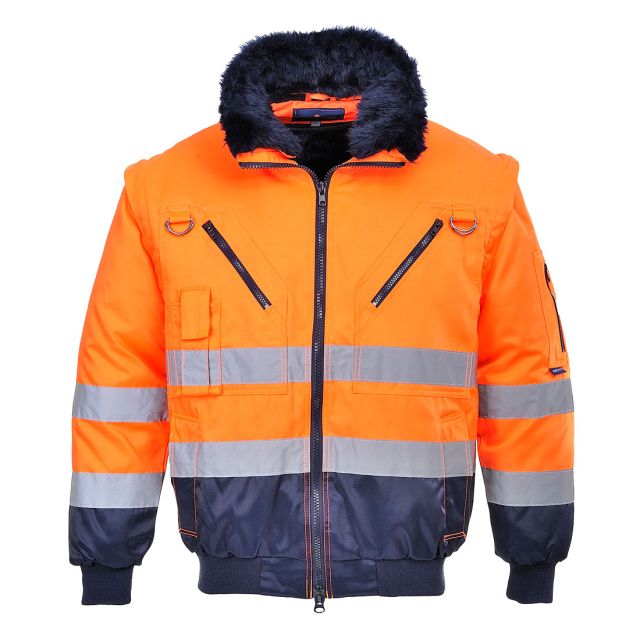 Portwest Hi Vis 3-in-1 Contrast Pilot Jacket