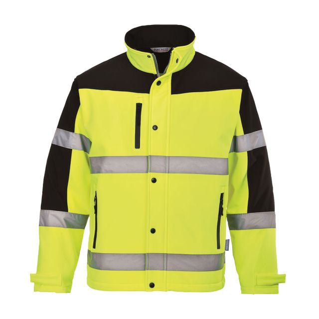 Portwest Hi Vis Contrast Softshell 3l