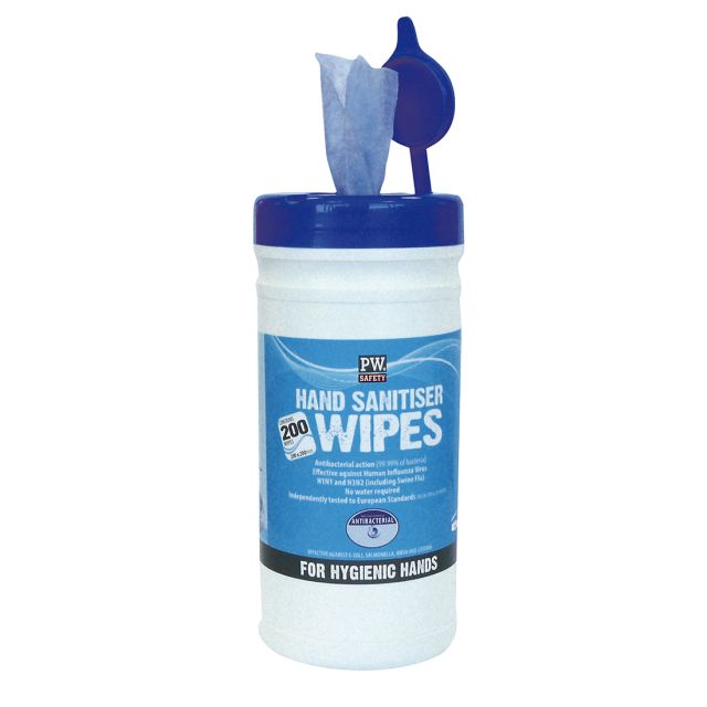 Portwest Hand Sanitiser Wipes (200 Wipes)