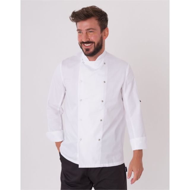 Dennys Long Sleeve Chefs Jacket (WH)