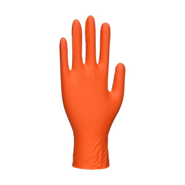 Portwest Orange Hd Disposable Glove PK100