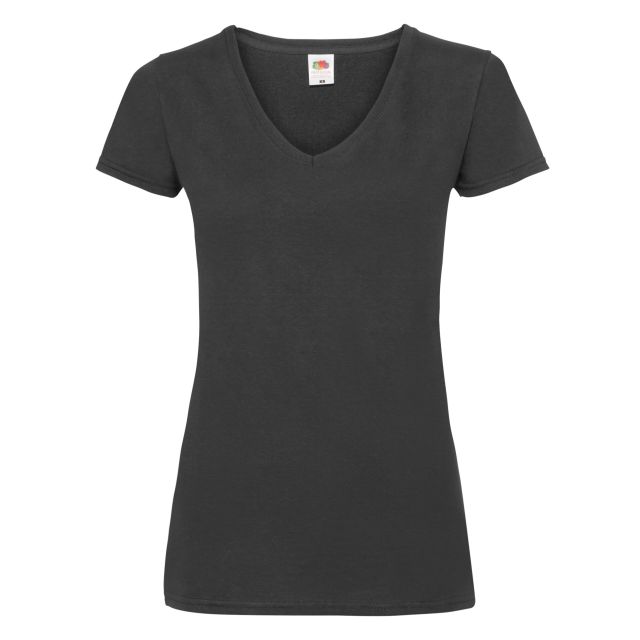 Fruit Of The Loom Ladies Valueweight V-neck T Shirt