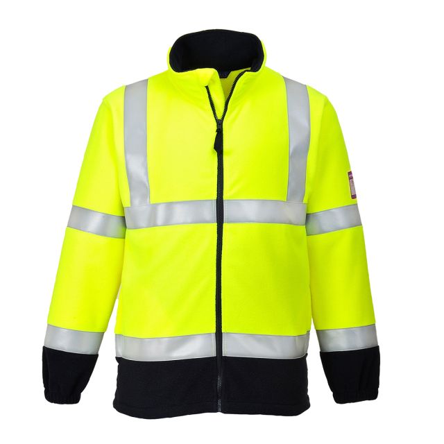 Portwest Flame Resistant Anti-static Hi Vis Fleece