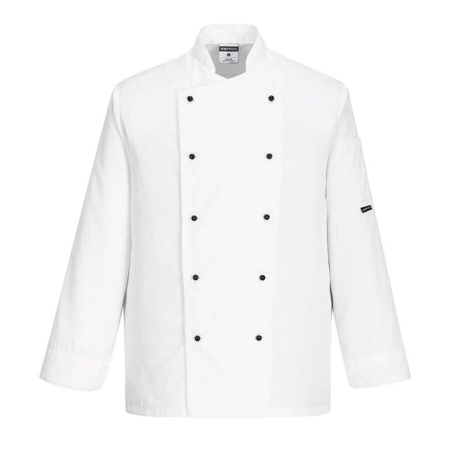 Portwest Somerset Chefs Jacket  Long Sleeved