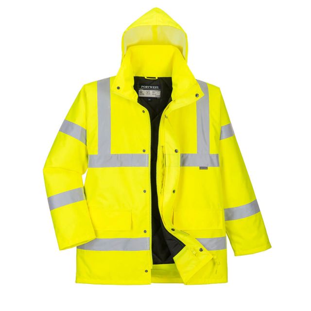 Portwest Hi Vis Breathable Winter Traffic Jacket