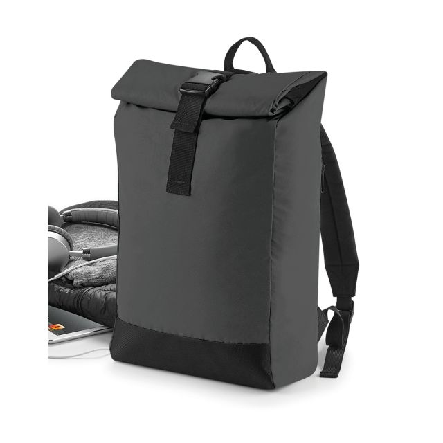 Bagbase Reflective Roll-top Backpack