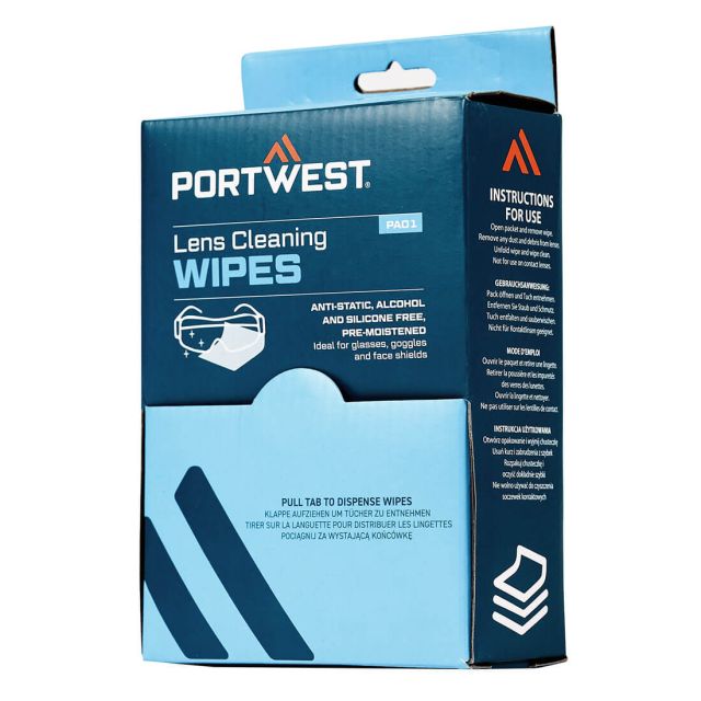 Portwest Lens Cleaning Wipes