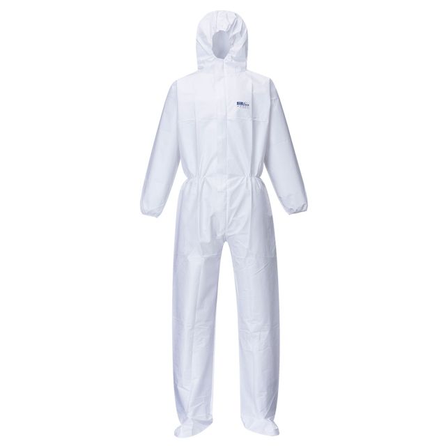 Portwest Biztex Microporous Coverall With Boot Covers Type 56