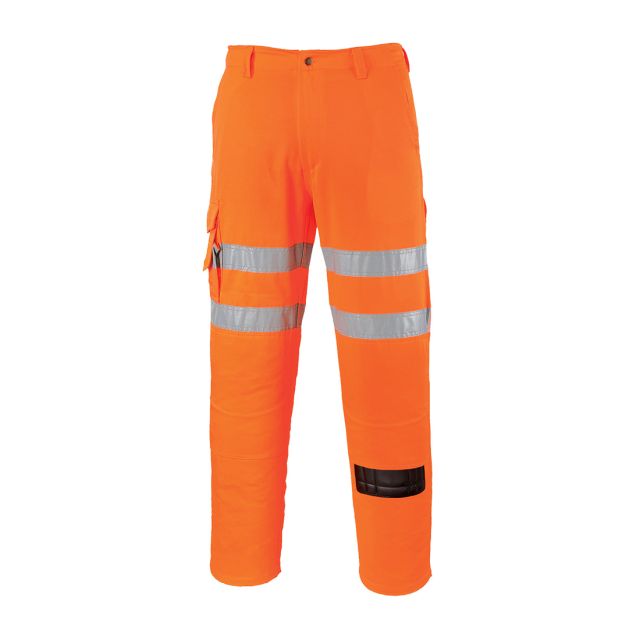 Portwest Hi Vis Rail Work Trousers