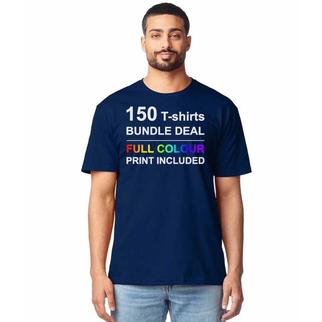 150 Bundle Printed Softstyle Adult T Shirt
