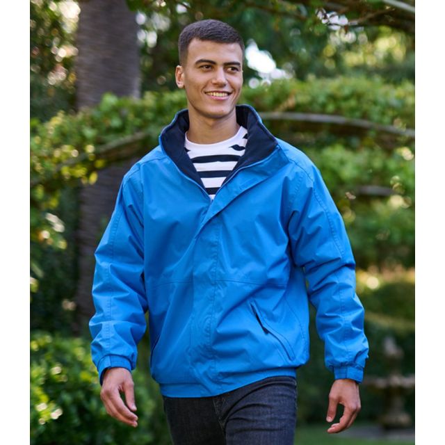 Model wearing Regatta Professional Dover Mens Fleece Lined Bomber Jacket