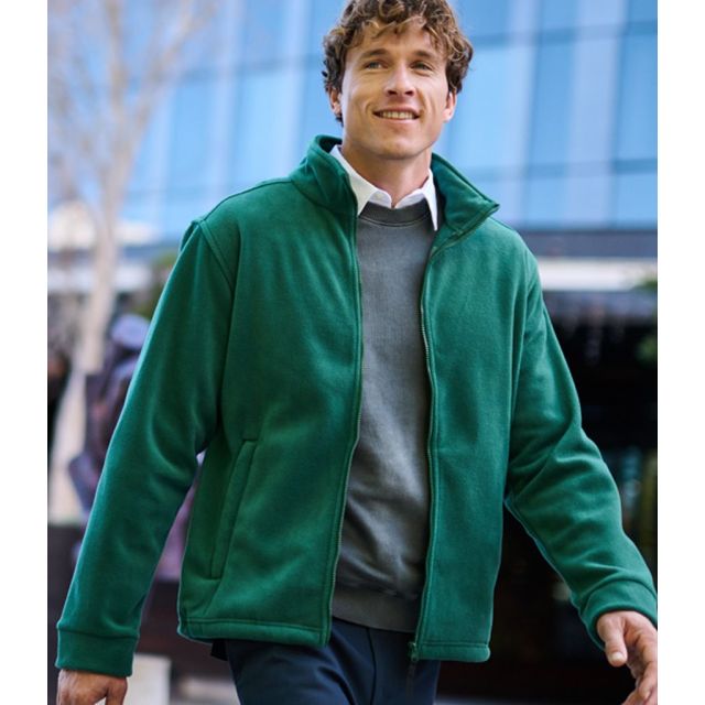 Model wearing Regatta Professional Thor 300 Mens Full Zip Fleece