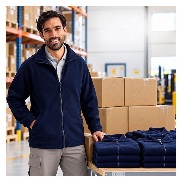 48 Embroidered Interactive Fleece Jacket