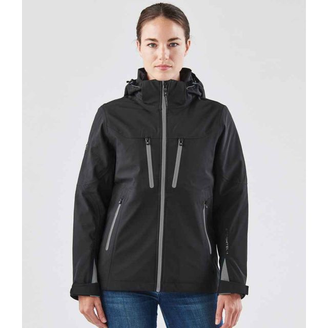 Model wearing Stormtech Womens Matrix System Jacket