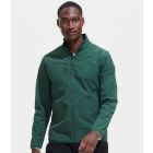 Model wearing SOL's Radian Softshell Jacket