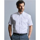 Russell Collection Mens Short Sleeve Classic Ultimate Non-Iron Shirt