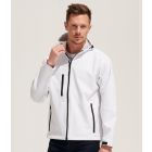 Model wearing SOL's Replay Hooded Softshell Jacket