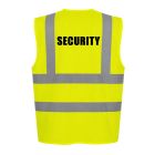 Pre-Printed SECURITY Hi Vis Vest