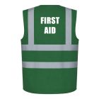 First Aider Pre-Printed Hi Vis Waistcoat
