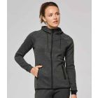 Model wearing Proact Ladies Performance Hooded Jacket