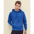Model wearing Fruit Of The Loom Mens Lightweight Hooded Sweat