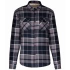 Kariban Sherpa Lined Checked Shirt Jacket