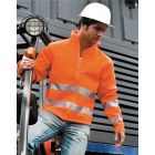 Model wearing Result Safe-Guard Hi Vis Softshell Jacket