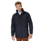 Model wearing B&C Mens Corporate 3-in-1 Jacket