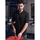 Model wearing ORN Warbler Stud Poloshirt