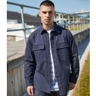 Model wearing Front Row Drill Overshirt