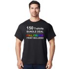 150 Bundle Printed Heavyweight T Shirts