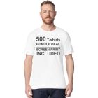 500 Bundle Screen Printed Softstyle Adult T Shirt
